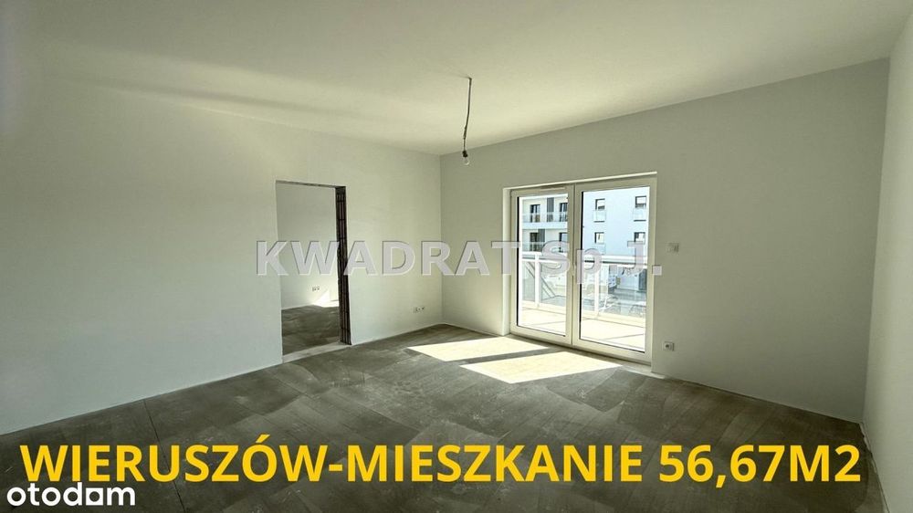 Nowe, 3-pokojowe mieszkanie- Wieruszów