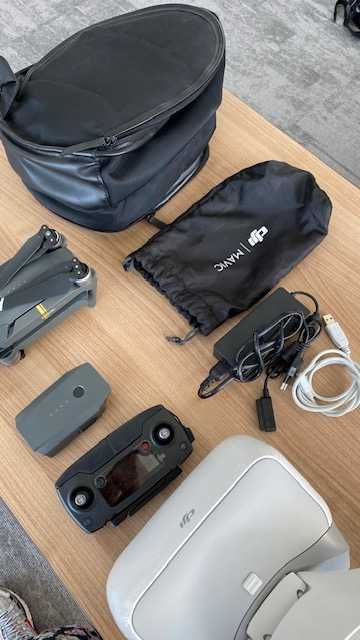 Dron DJI Mavic Pro (2017) z pełnym zestawem akcesoriów – Stan idealny