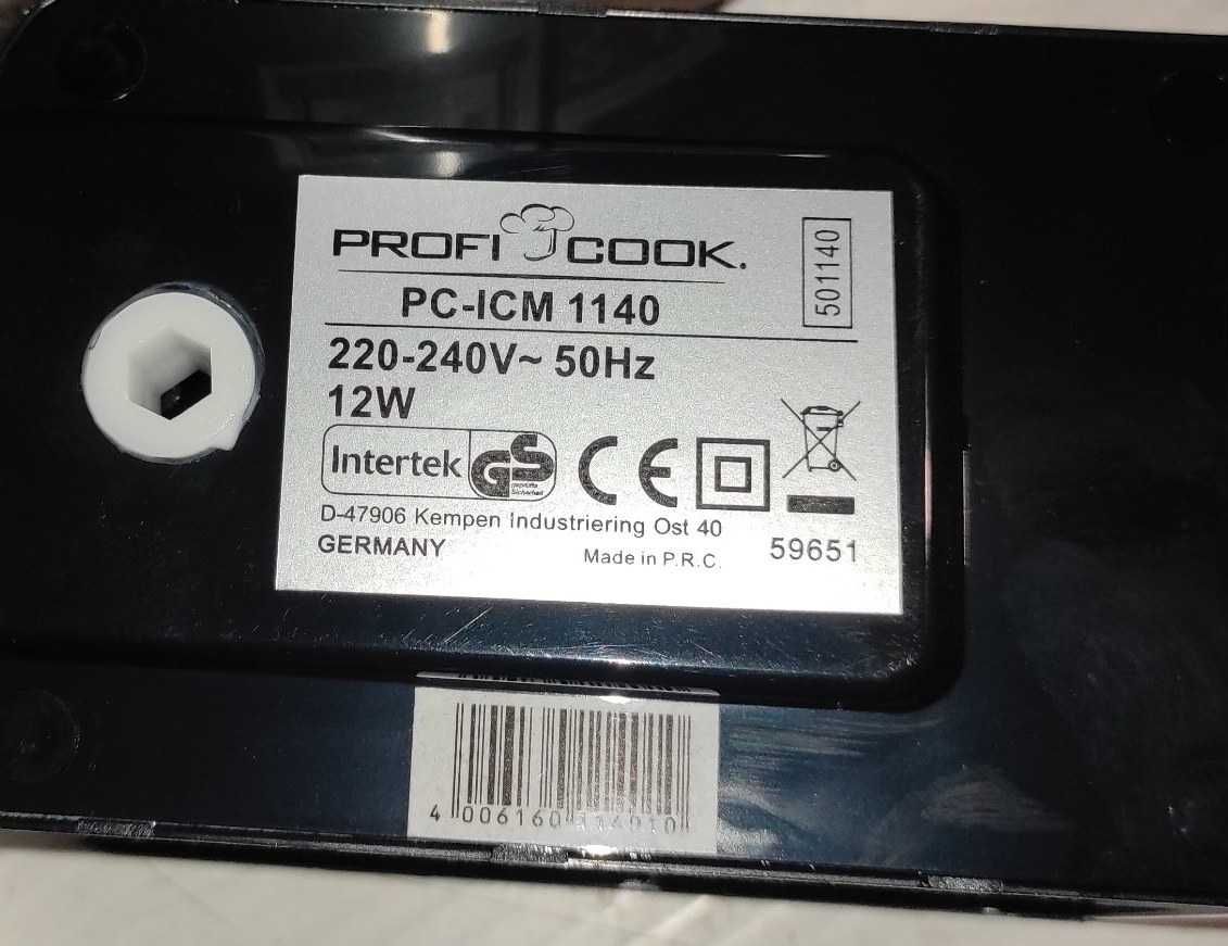 Морожениця полуавтоматична ProfiCook PC-ICM 1140 нерж