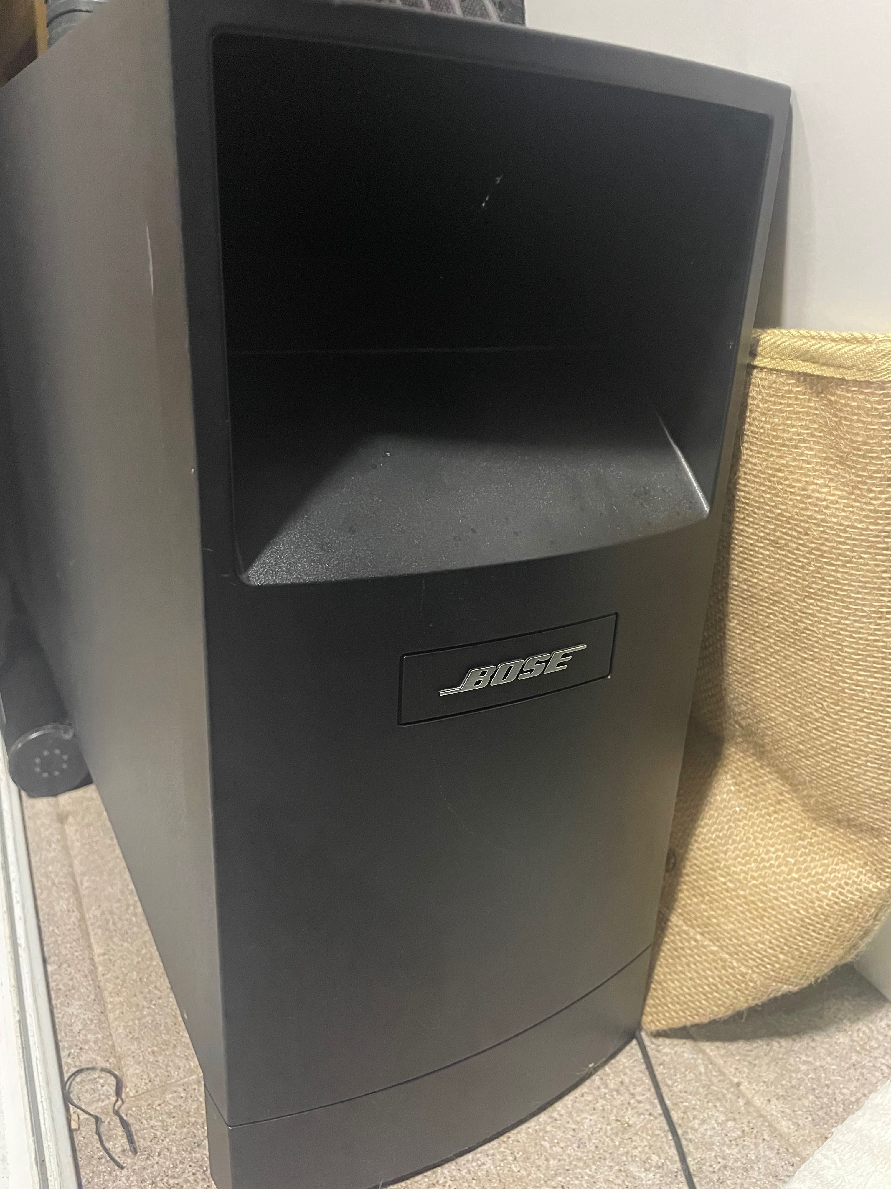 Colunas Bose e amplificador Denon