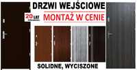 Drzwi ZEWNĘTRZNE -wewnętrzne do mieszkania w bloku z MONTAŻEM.