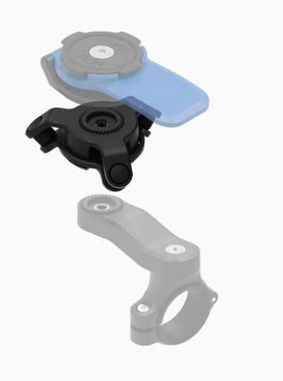 Quadlock Handlebar mount+Vibration Dampener + Autocolante p/ capa tlm