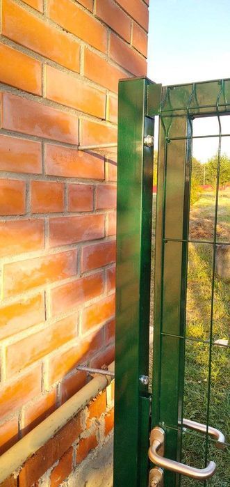 Ворота відкатні та створки за розмірами. Паркан метал з 3D сітки,