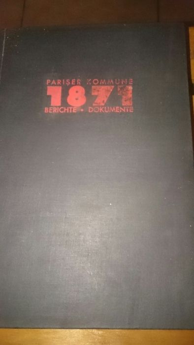 Stara książka Pariser Kommune 1871