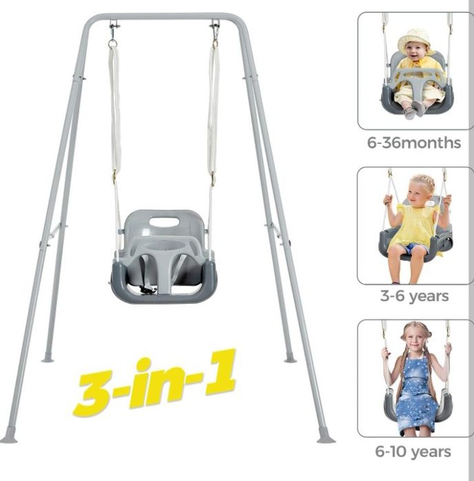 Huśtawka 3 w 1, od 6 miesięcy do 10 lat