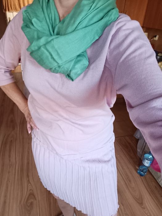 Prześliczna sukienka w kolorze pudrowy róż