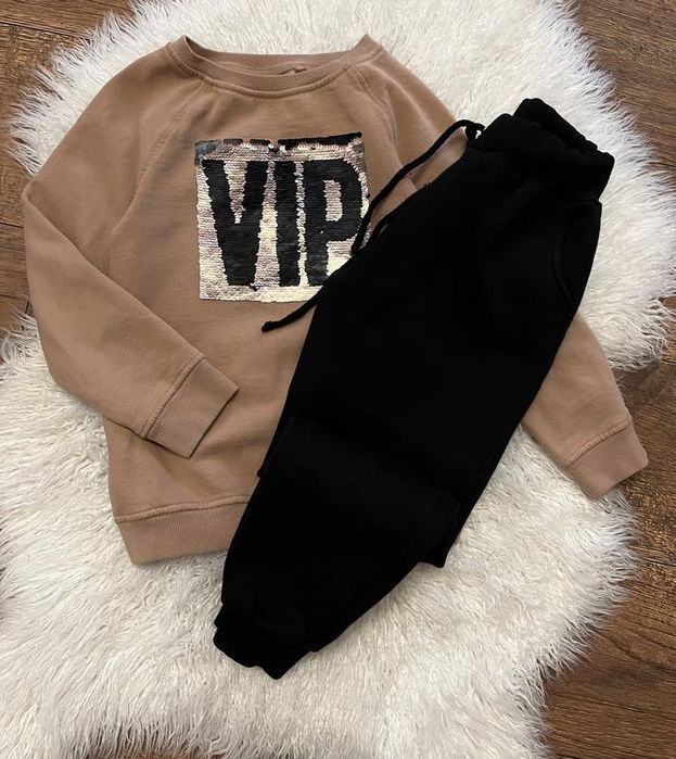 Детский костюм тёплый свитшот штаны стиль zara