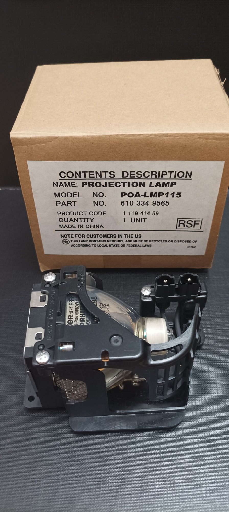 Lampa do projektora/rzutnika POA-LMP115 Sanyo