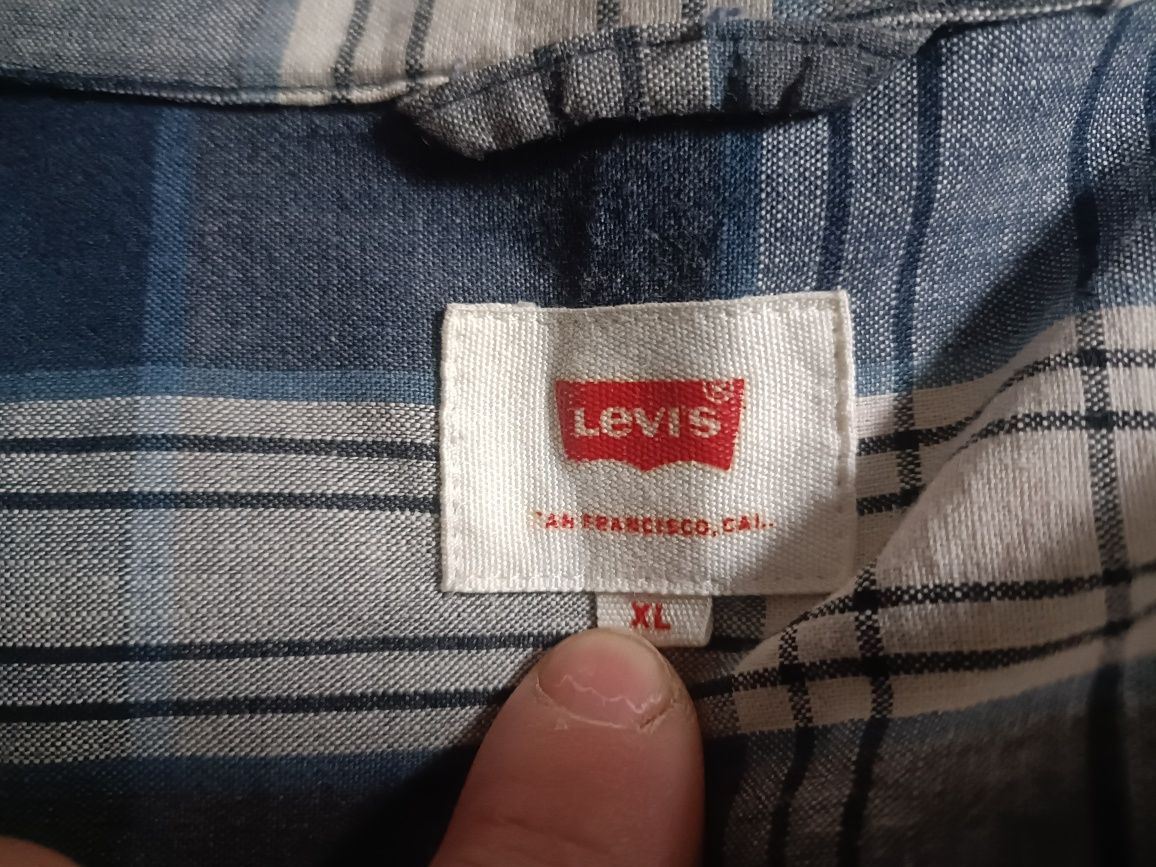 Vendo camisa azul xadrez Levi's tamanho XL