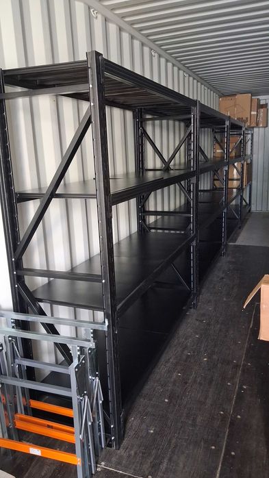 Regał Metalowy Magazynowy do Garażu Piwnicy Magazynu Solidny i Tani