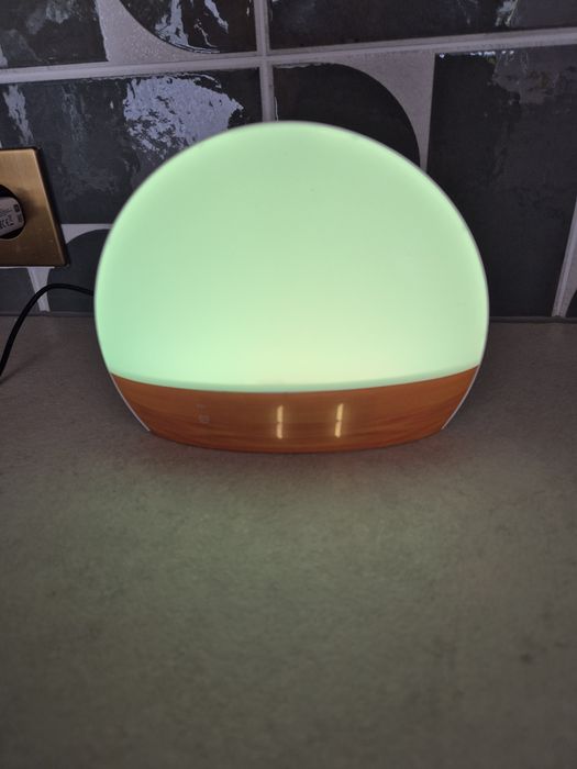 Mahli lampa zegar budzik światło jak nowa