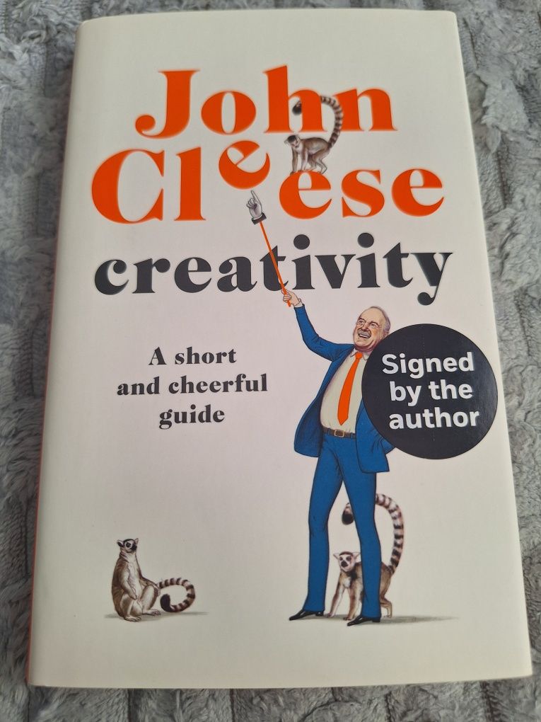 John Cleese Creativity autograf Monthy Python książka