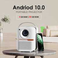 4/64GB Android смартТВ проектор HONGTOP P11, HDMI-In, FullHD, WiFi, BT