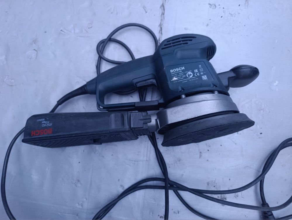 Bosch GEX 150 AS, Bosch GPO 12 E, шліфмашина, полірувальна машинка.