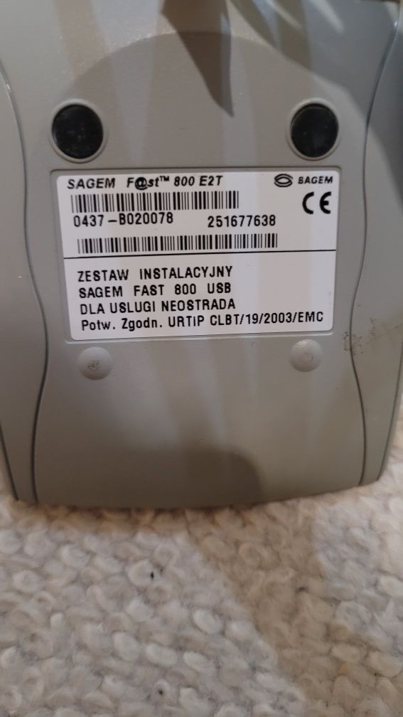 Modem Neostrada sagem fast 800usb