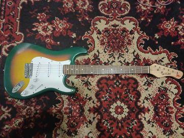 Stratocaster-gitara elektryczna.