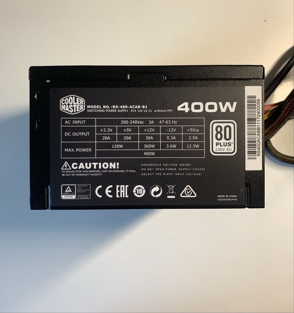 Блок живлення Cooler master 400w RS-400-ACAB-B1