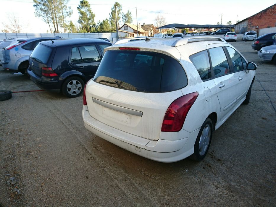 Peugeot 308 1.6hdi para peças, 90cv, frente, airbags, motor, caixa