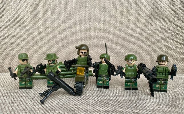 Лего человечки военные