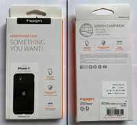 Spigen Tough Armor Apple iPhone 11 Black, czarne, etui/smartphone case