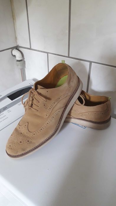 buty męskie skórzane 43 pantofle półbuty wygodne miękkie