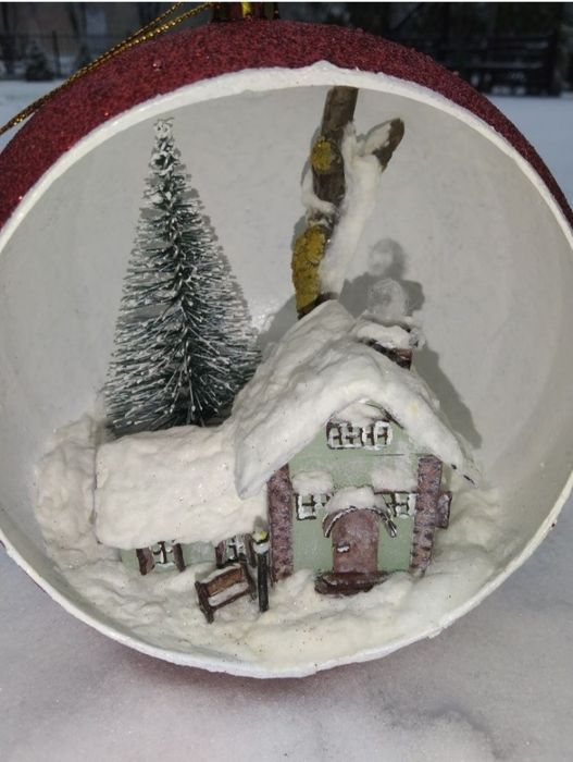 Новогодняя миниатюра, новорічний декор