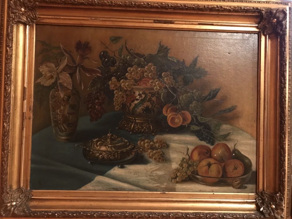 Duży Obraz salonowy martwa natura owoce