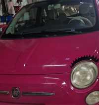 Fiat 500  rosa fuschia barbie