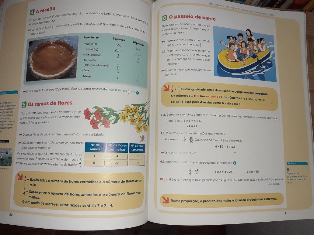 Manual matemática para pensar – mp.6 - 6º ano