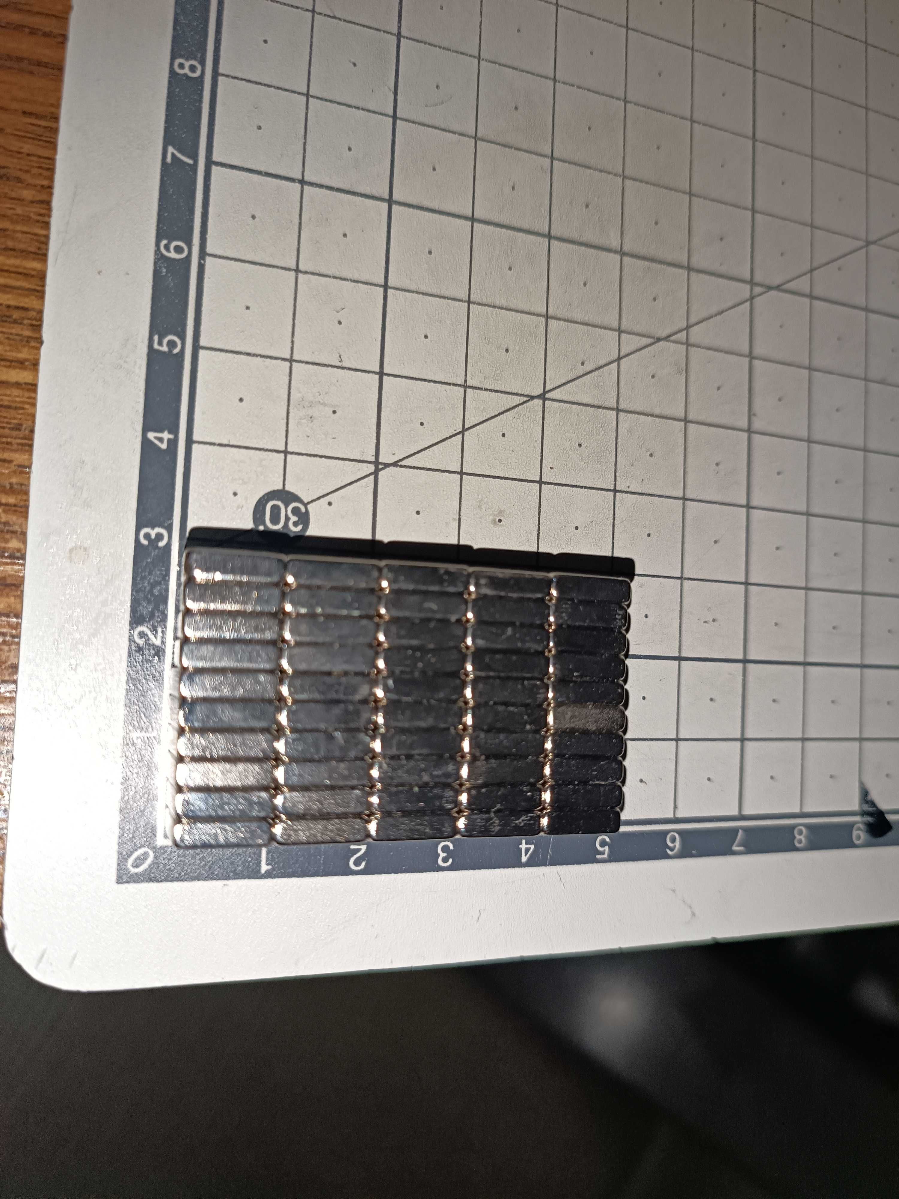 Magnes neodymowy kwadrat ok. 10 x 3 mm 50szt