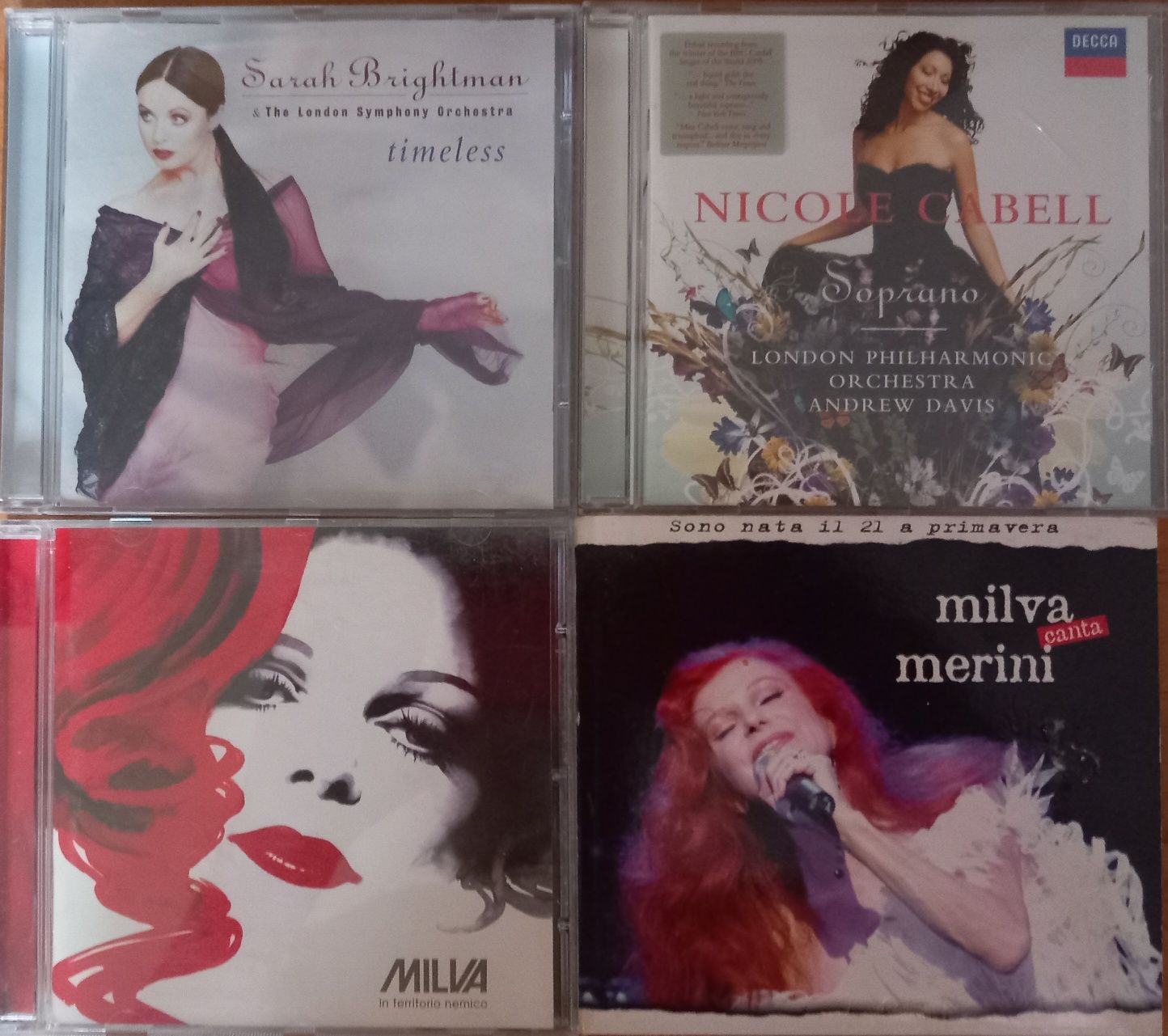 Sarah Brightman Milva Nicole Cabell 4CD EX-NM