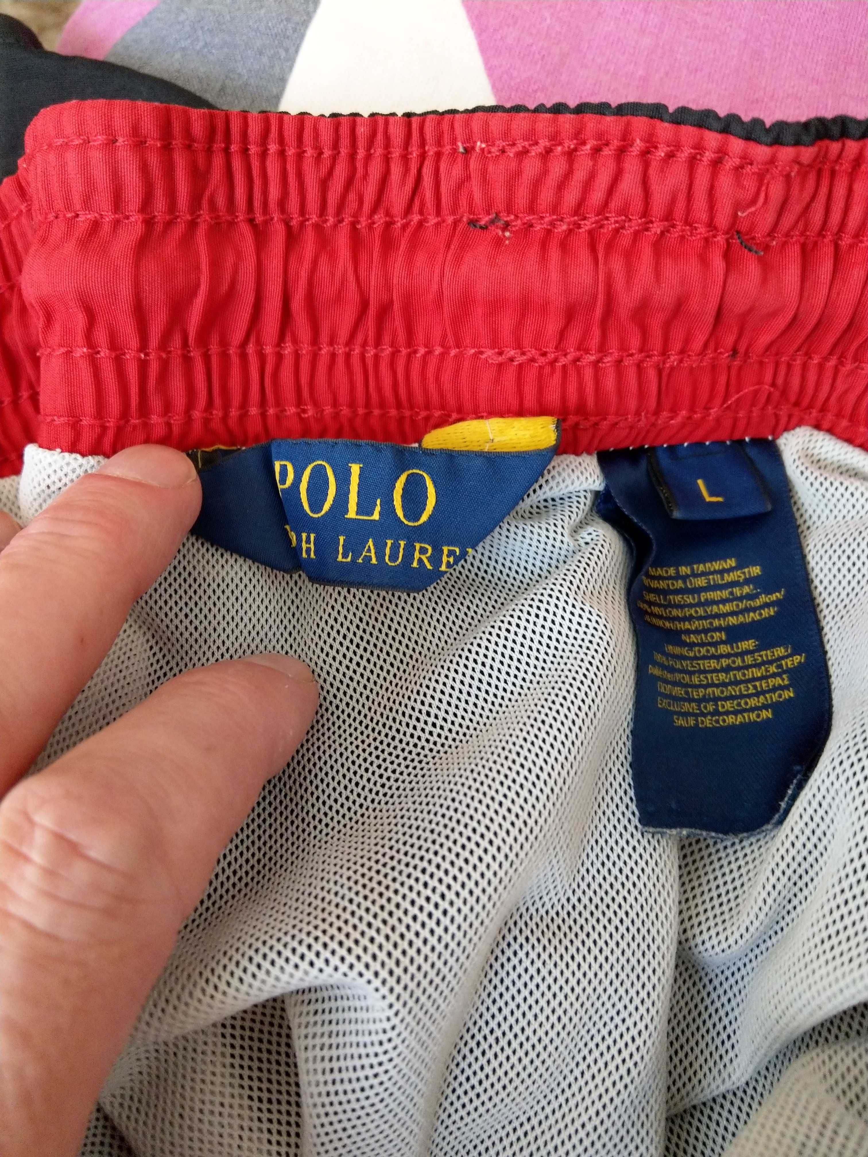 spodenki kapielowe Ralph Lauren haft logo
