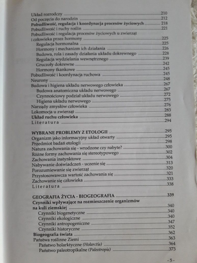 Biologia dla klas III Liceum Ogólnokształcącego Henryk Wiśniewski