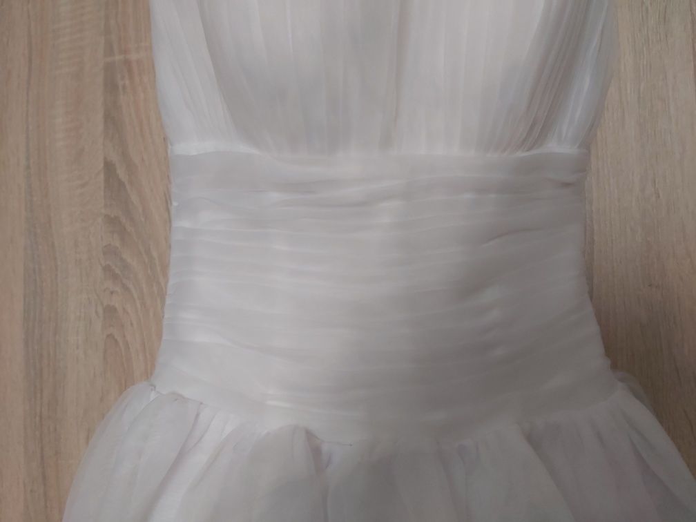 Biała sukienka na bal,wesele,studniówkę,imprezę