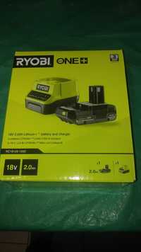 Ryobi Bateria 2 ah i ładowarka  nowe  i nieużywane