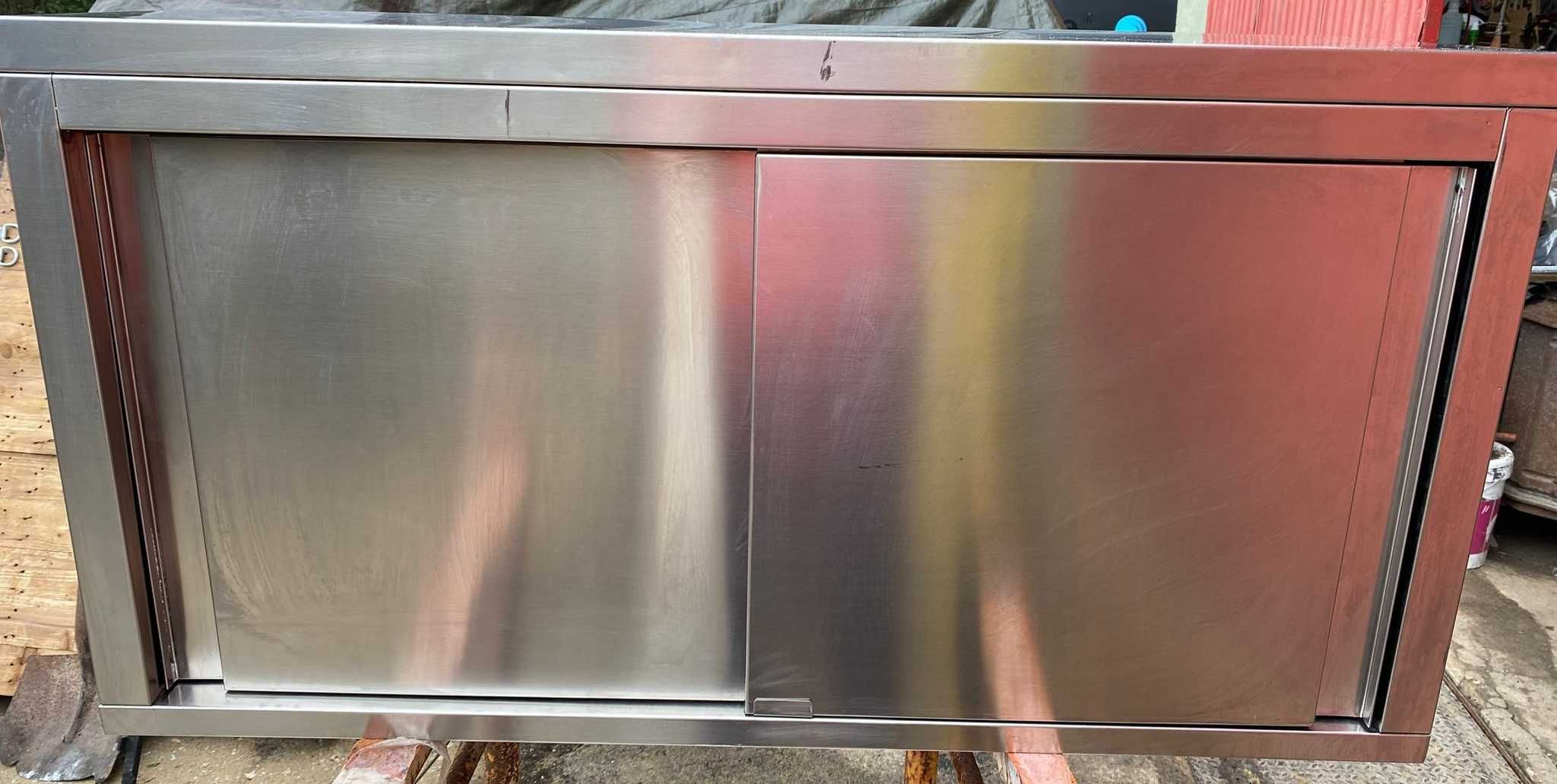 Móvel armário parede Inox