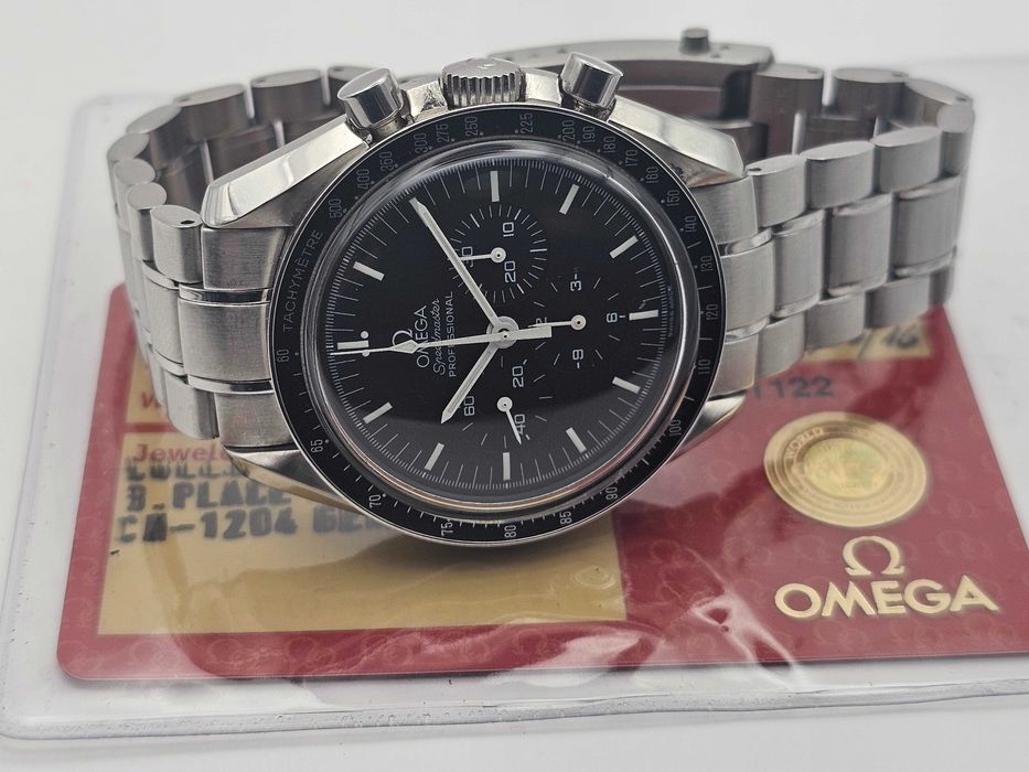 Omega Speedmaster Professional Moonwatch + karta możliwy dowóz