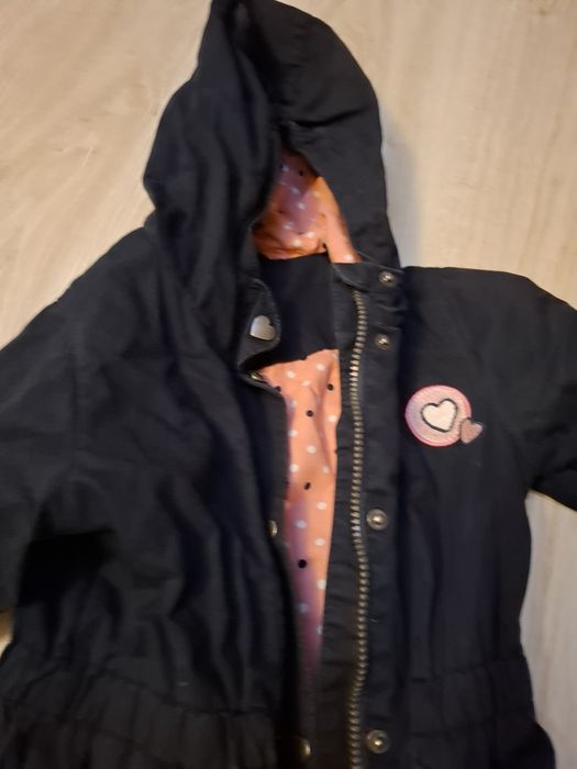 Parka dla dziewczynki 110/116 ,kurtka przejściowa 110/116