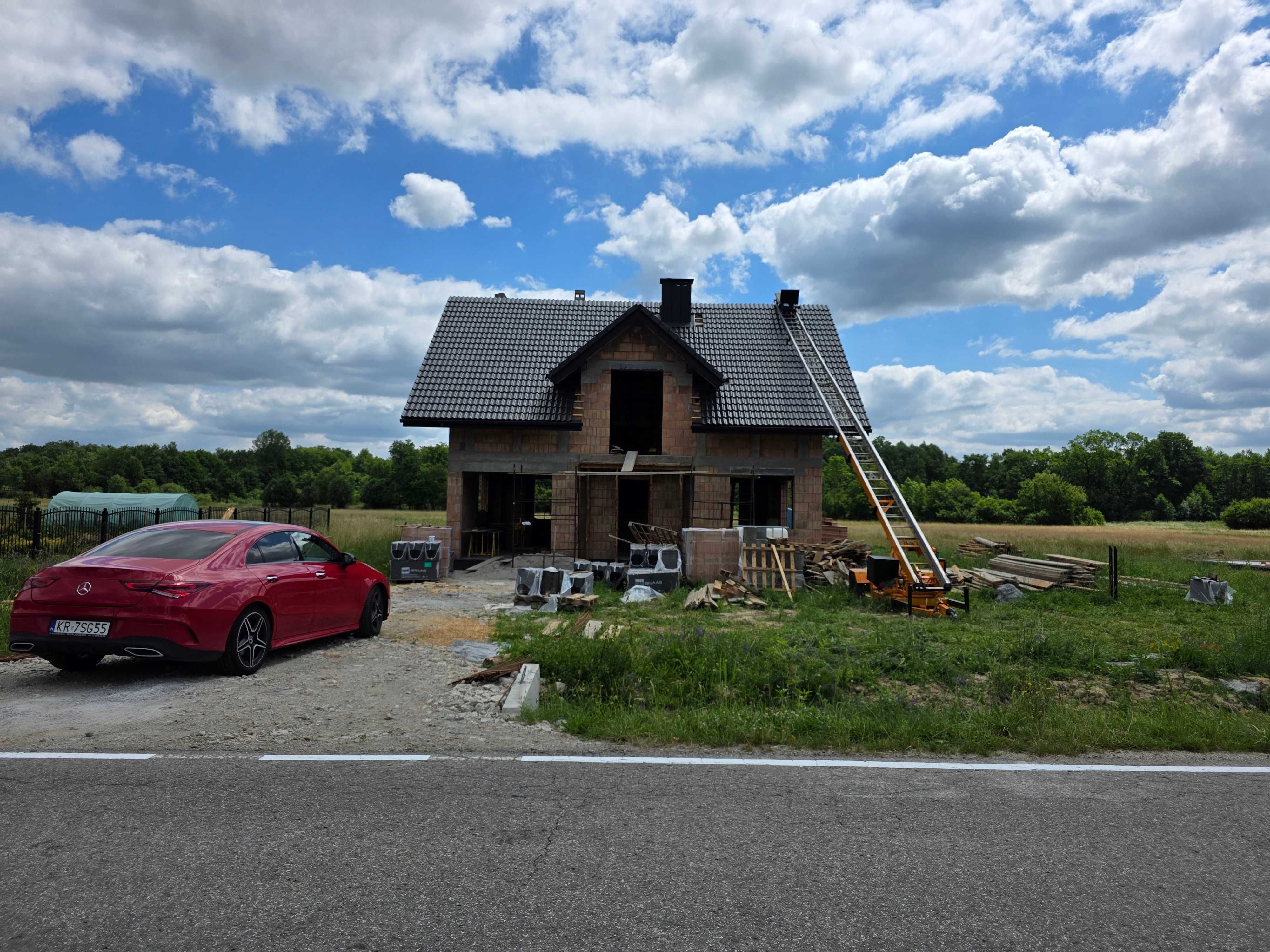 Wolnostojący dom z widokiem135m2 działka 10ar/Bochnia/surowy zamknięty