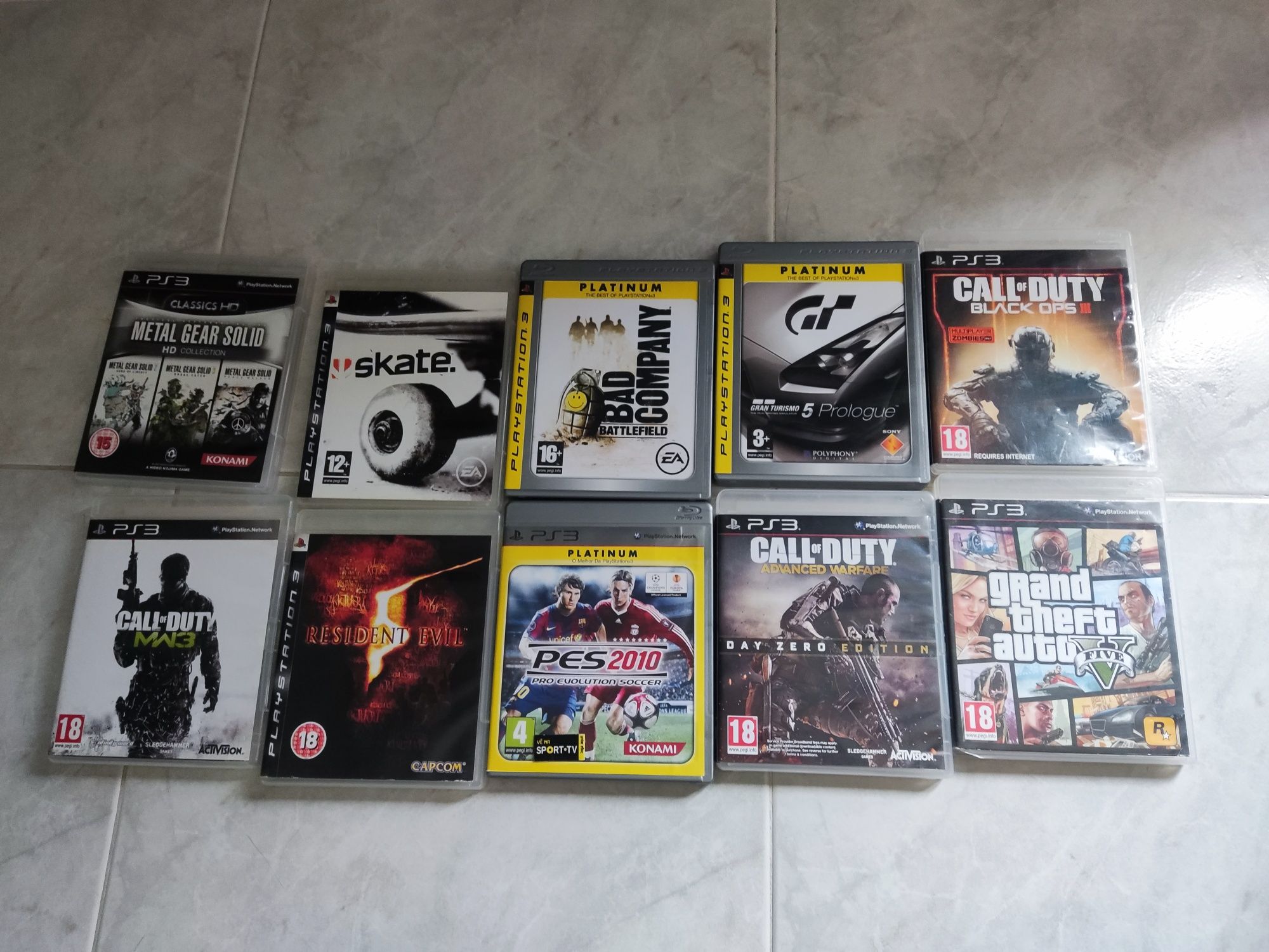 Vendo 10 jogos Ps3