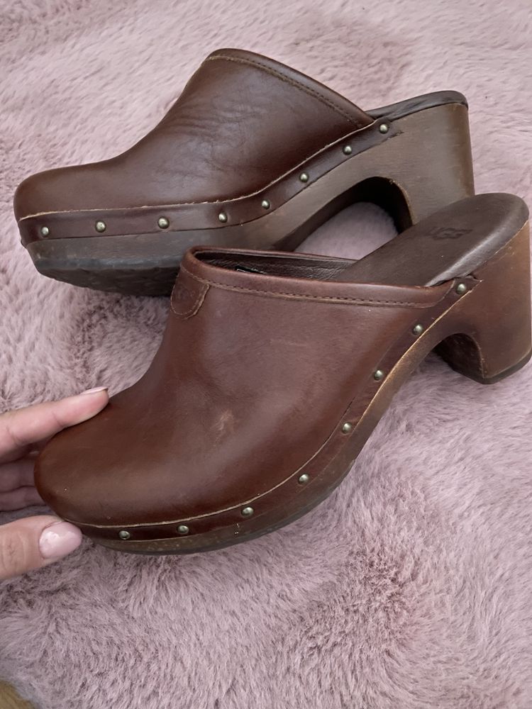 Chodaki drewniaki UGG