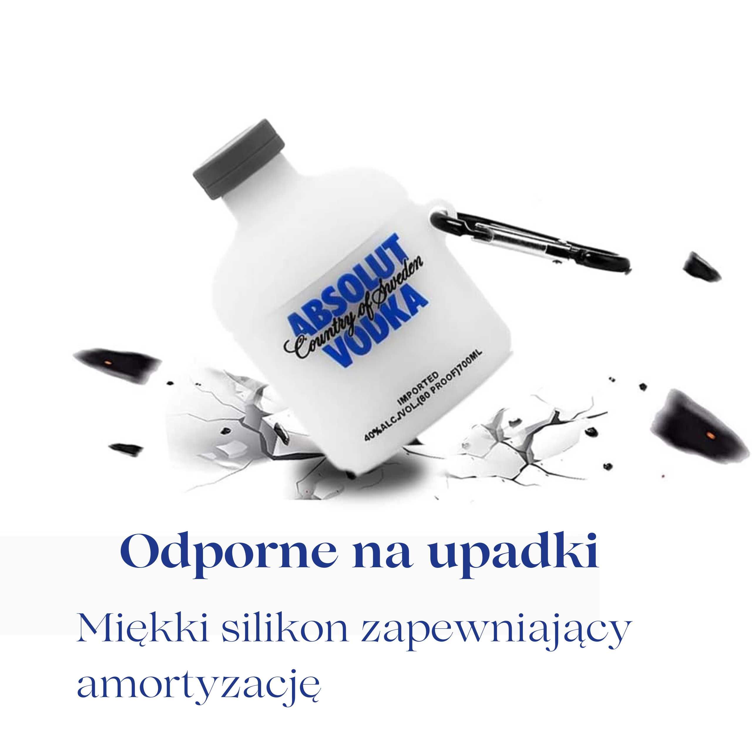 Etui ochronne na słuchawki bezprzewodowe Apple Airpods Vodka Absolut