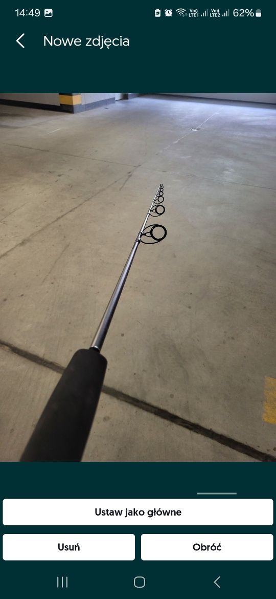 Wędka Sumowa, Shimano Beastmaster Catfish fireball, Vertical sum