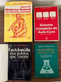 4 Livros de Medicina Natural - 50EUR preço conj com portes