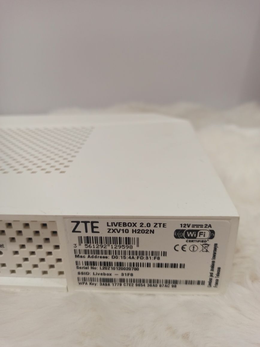 Modem LIVE BOX 2.0 ZTE