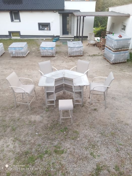 Bar ogrodowy narożnik do spotkań