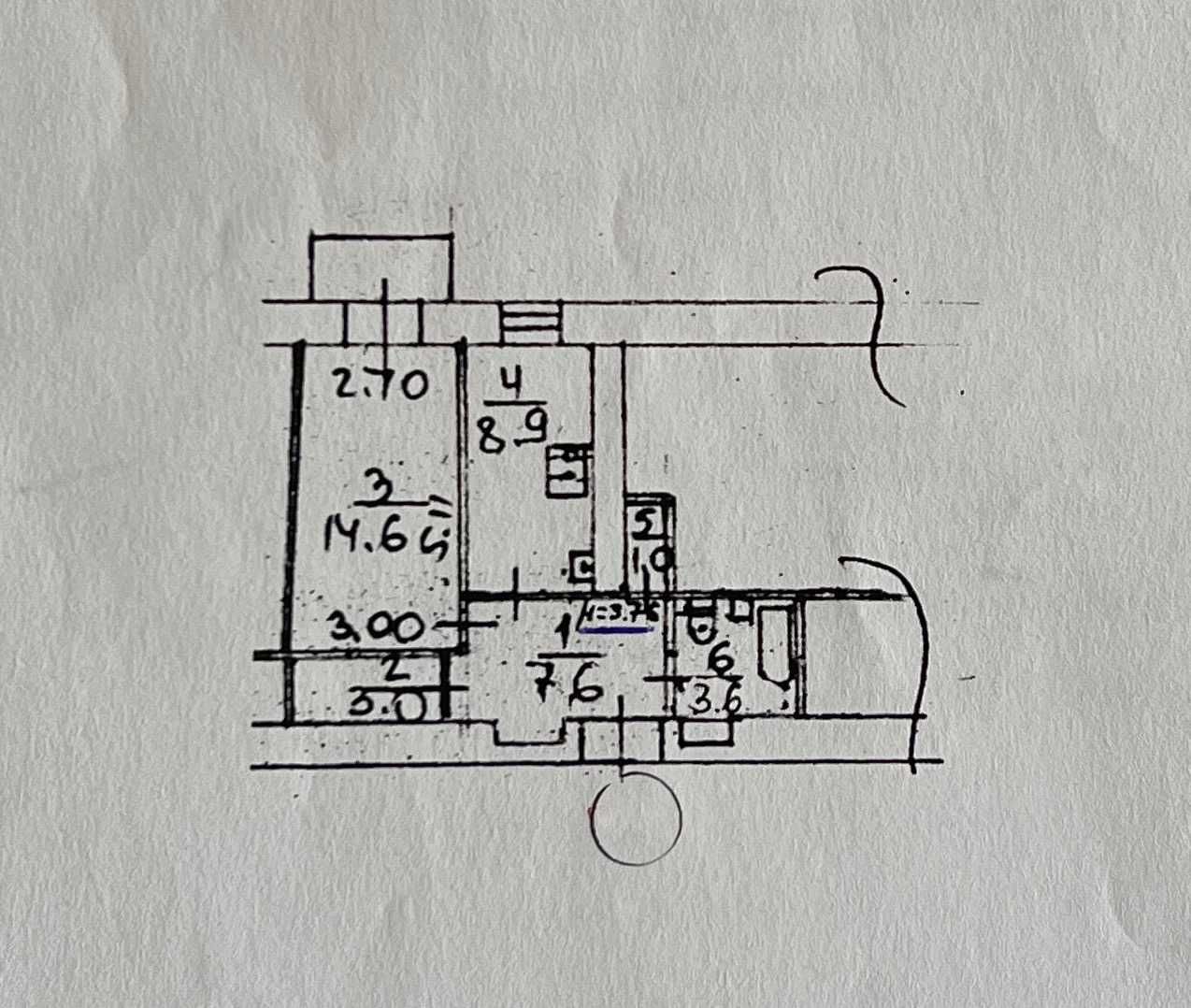 Продам 1-кімнатну,царський будинок,з/б, Стрілецька 4, Історичний Центр