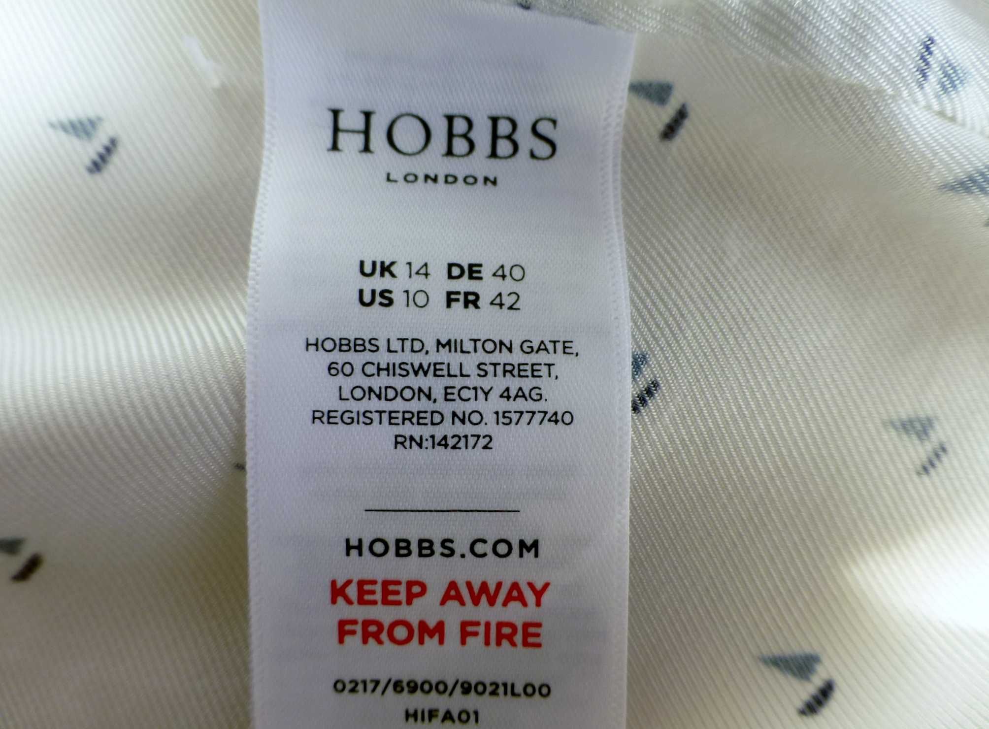 Hobbs elegancka bluzka z krótkim rękawem XL