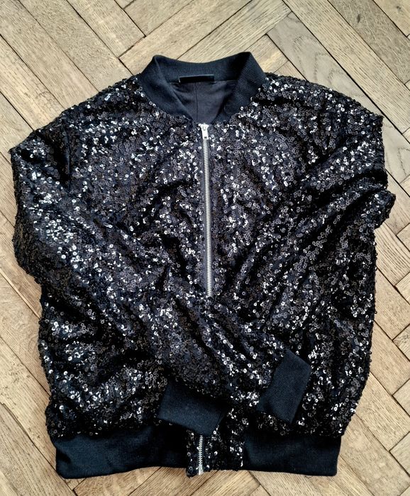Бомбер жіночий в паєтках