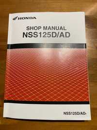 Honda NSS Forza 125 Instrukcja serwis Shop Manual